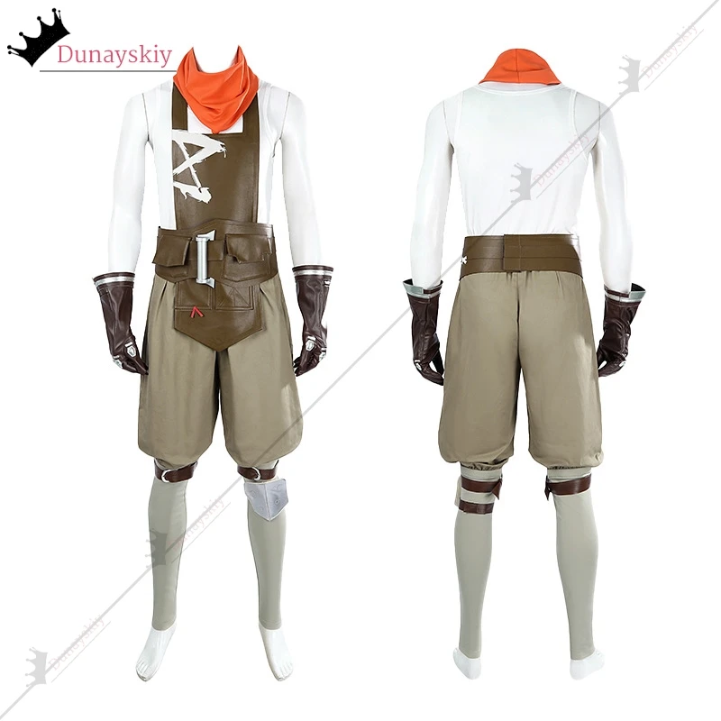 Arcane Ekko Costume Cosplay Il Ragazzo che Shattered Time Gioco Uniforme Gioco Maschera Scarpe Abiti Vestito di Carnevale di Halloween per Uomo
