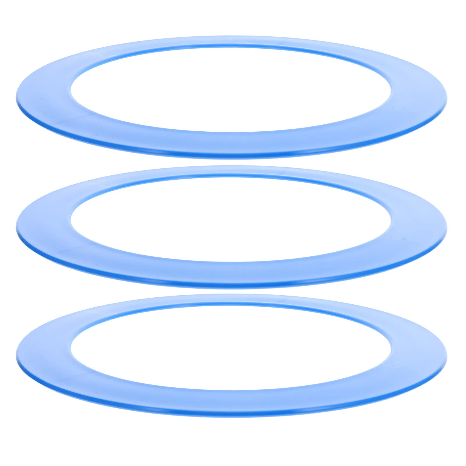 

3Pcs Juggling Rings Lightweight Reusable Plastic Tossing Hoops for Outdoor Circus Skills Training Agility Coordination Building