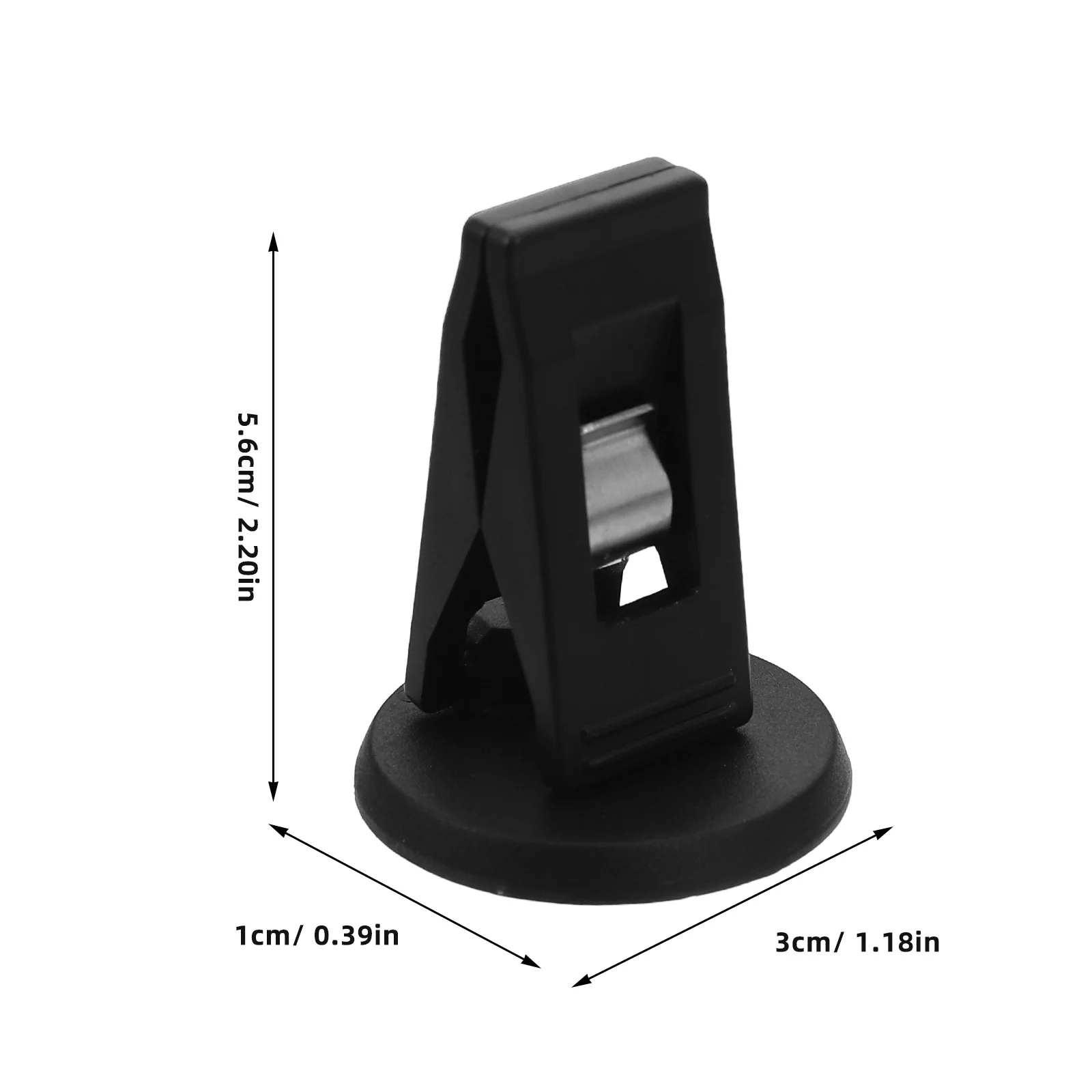 2Pcs Clear Plastic Ticket Folder Multi-Purpose Clip for Car Dashboard Notes Bills Business Card Holder Ticket Folder