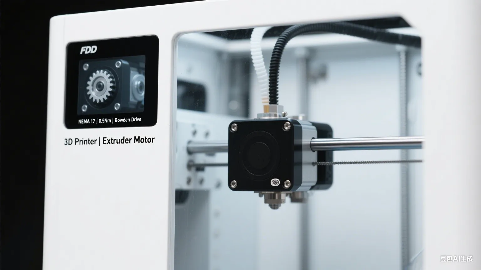 Motor de passo Nema17 17HD23001-22B 1.2A 0.1N.m Resolução de 1,8 graus para monitor de impressora 3D DIY Máquina de gravação CNC