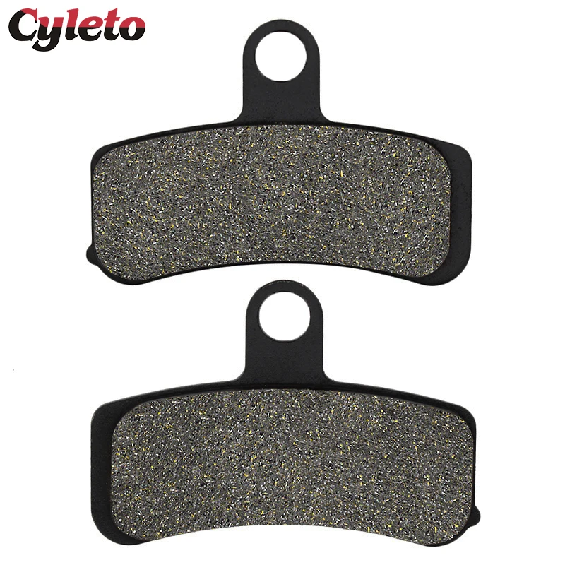 Cyleto Motorcycle Front Brake Pads for Harley FLSTF FLSTFB Fat Boy FLSTC Heritage FXST FLS Softail FLSTN Deluxe FLD Switchback