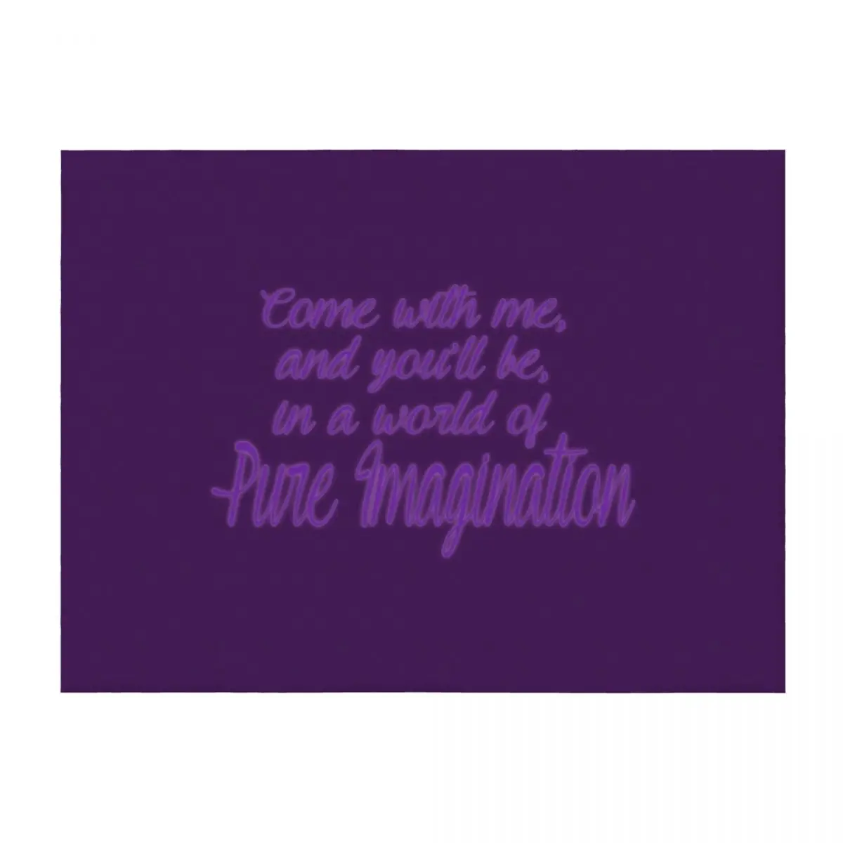 

Pure Imagination \t Throw Blanket Luxury Soft Plush Plaid Beach Flannels Blankets