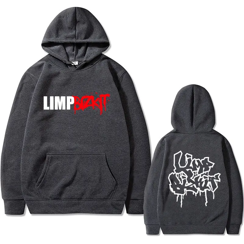 Best Famous Limp Bizkit $3 Bill Graphic Hoodie Men's Sportswear Autumn_Winter Men's and Women's Retro Gothic Rock Hoodie