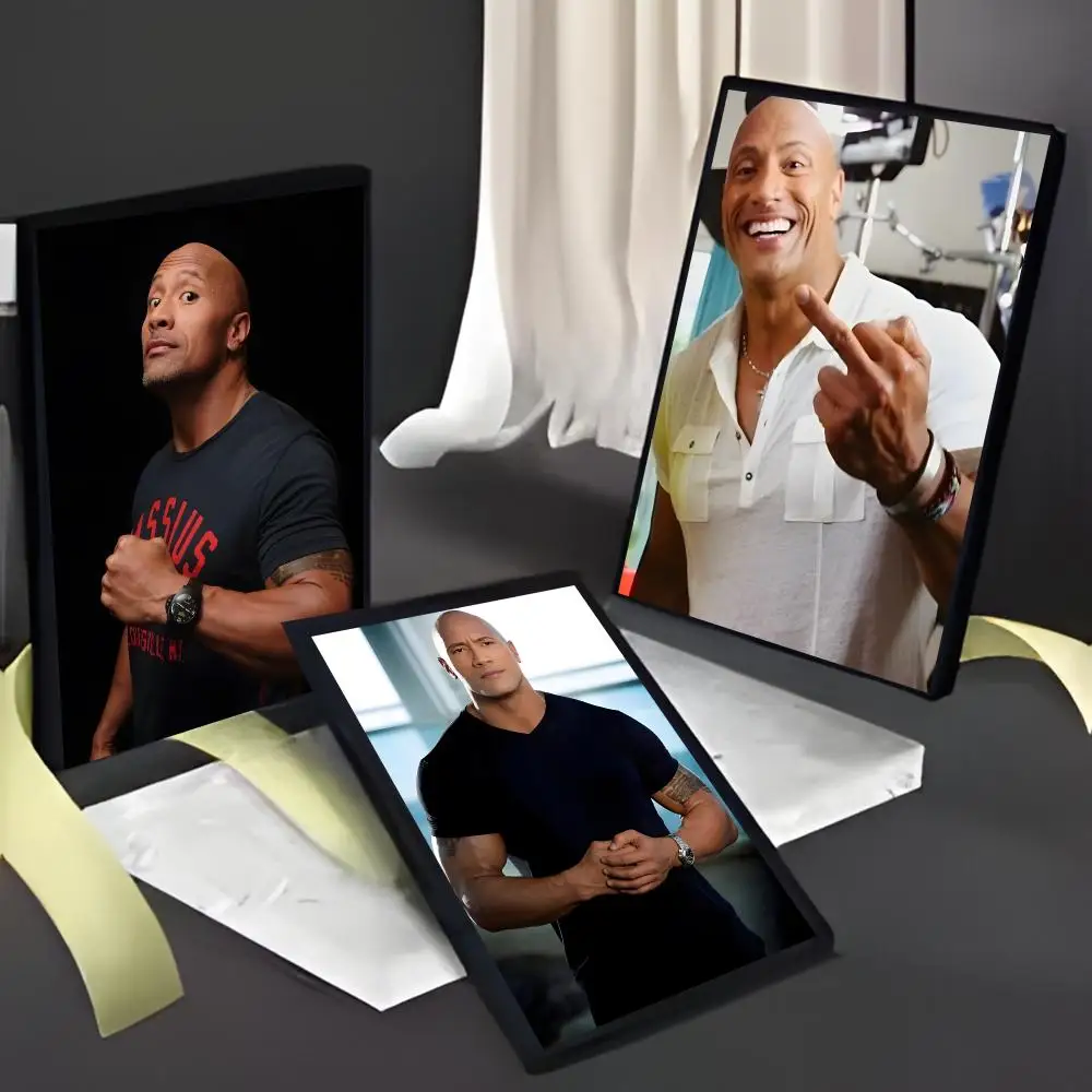 actor wrestler D-Dwayne Johnson Poster American Film Mural Home Childrens Room Wall Decor Print