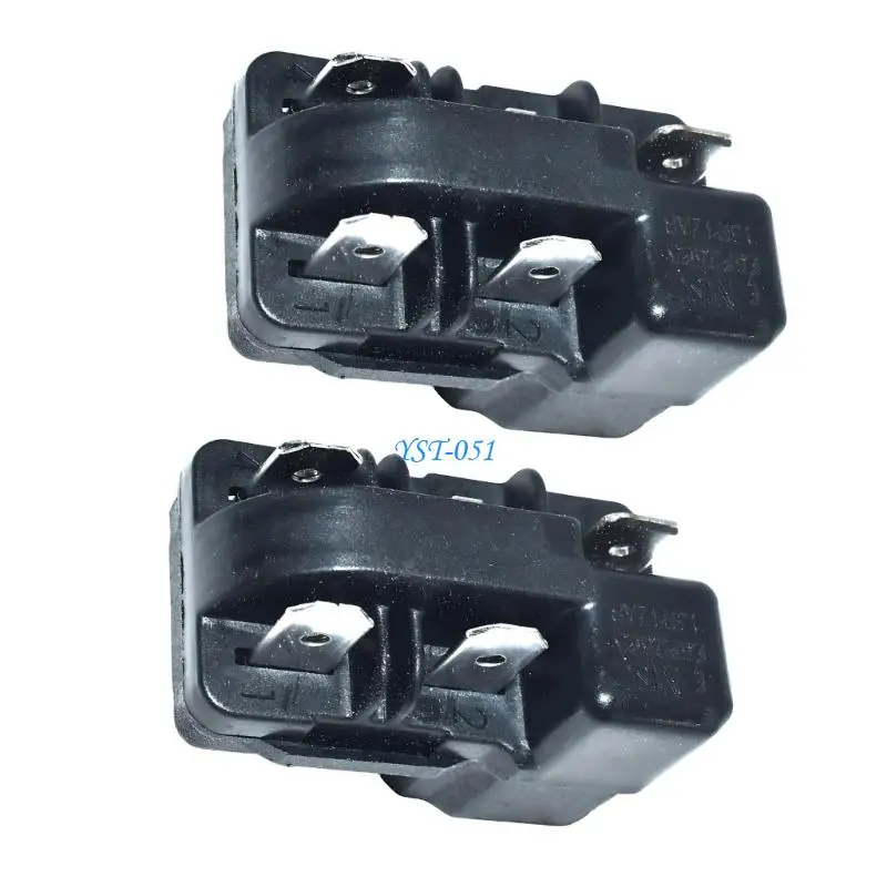 E15A High Efficiency Refrigerator Starter Relays With Overload Protections Plastic