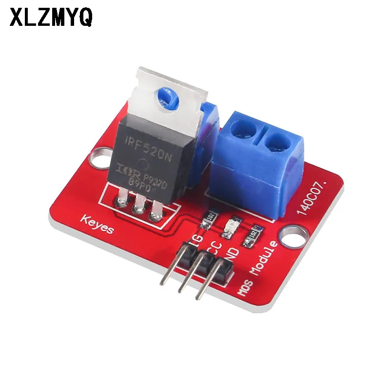 10pcs 0-24V Top Mosfet Button IRF520 MOS Driver Module For Arduino MCU ARM Raspberry pi DIY Tools Kit