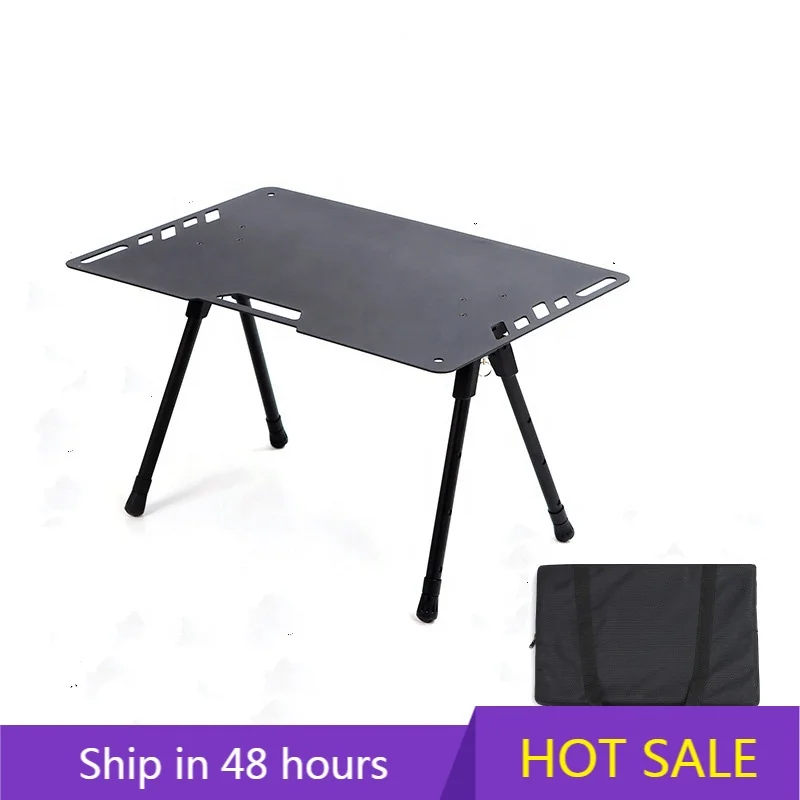 

YTYIN Hot Selling Outdoor Aluminum Alloy Tactical Camping Table Foldable Camping Folding Table Portable Folding Picnic Table