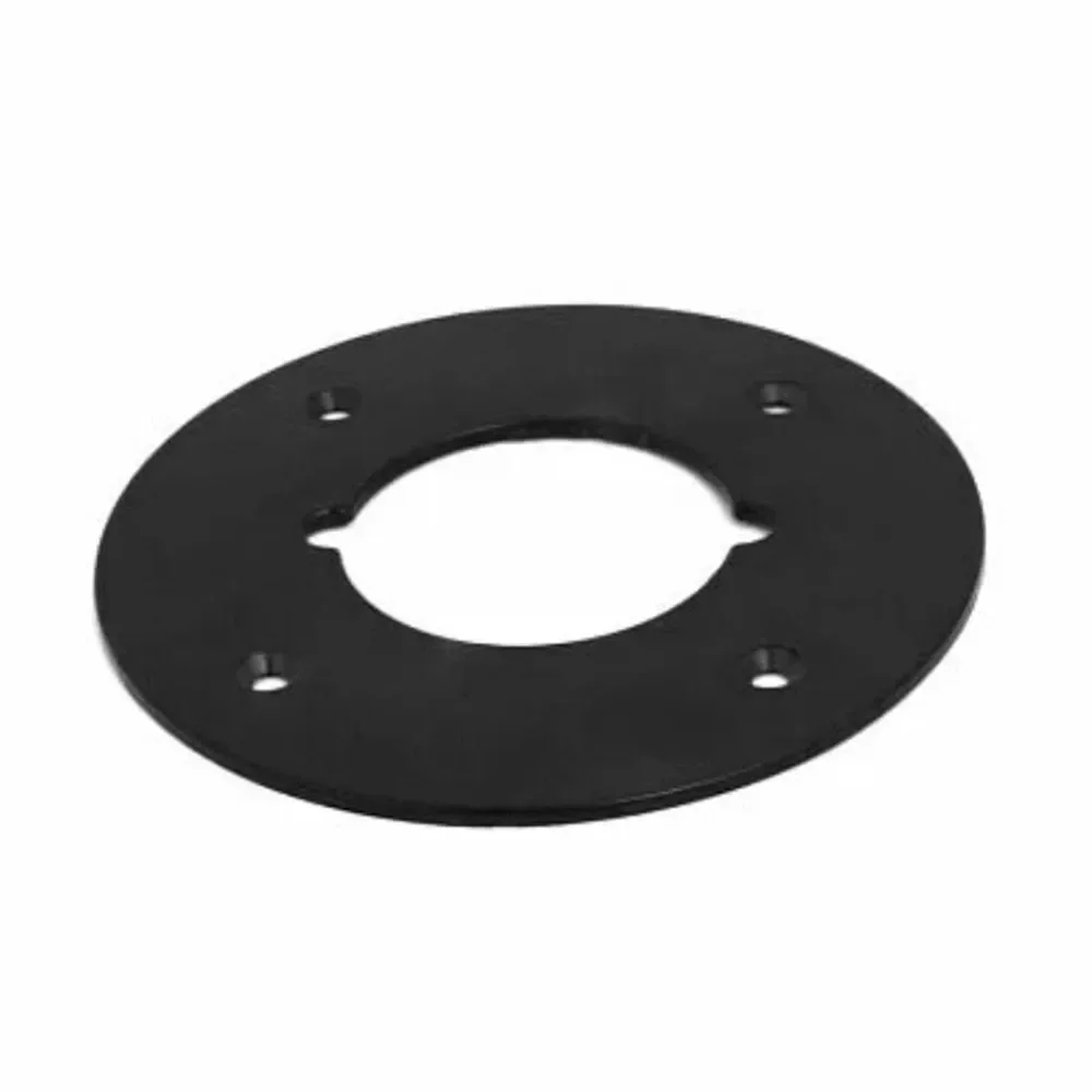 Base plástica multifuncional do roteador elétrico da forma do círculo preto para a máquina de gravura dos modelos da placa de base 3612 3612C