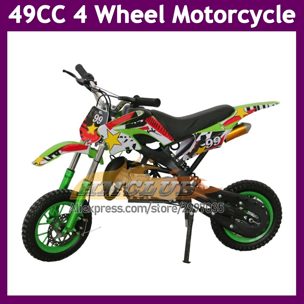 49CC Mini Motorcycle 2 Stroke Dirt Bike Gasoline Mud Pit Mountain Off-road Superbike Racing Motorbike Adult Children MOTO Bikes