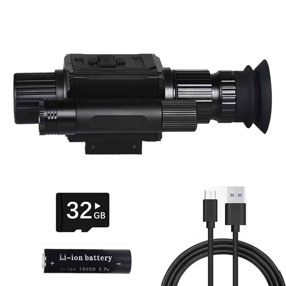NK008 Digitale Nachtkijker 5X Zoom Infrarood Jachtcamera Riflescope HD 1080P Video Record Monoculair Nachtzichtapparaat