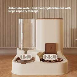 Dispensador automático de agua y comida 2 en 1 para perros, gatos