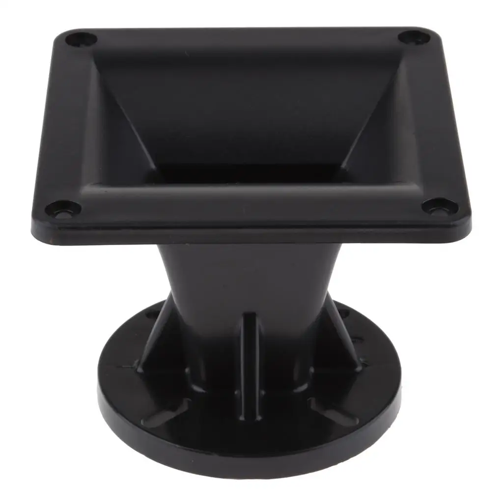 DJ Speaker Horn Tweeter Flat Wave Guide 0.98 Inch Throat Plastic for Home Car Stage Audio Professional Long Throw Sound Gear
