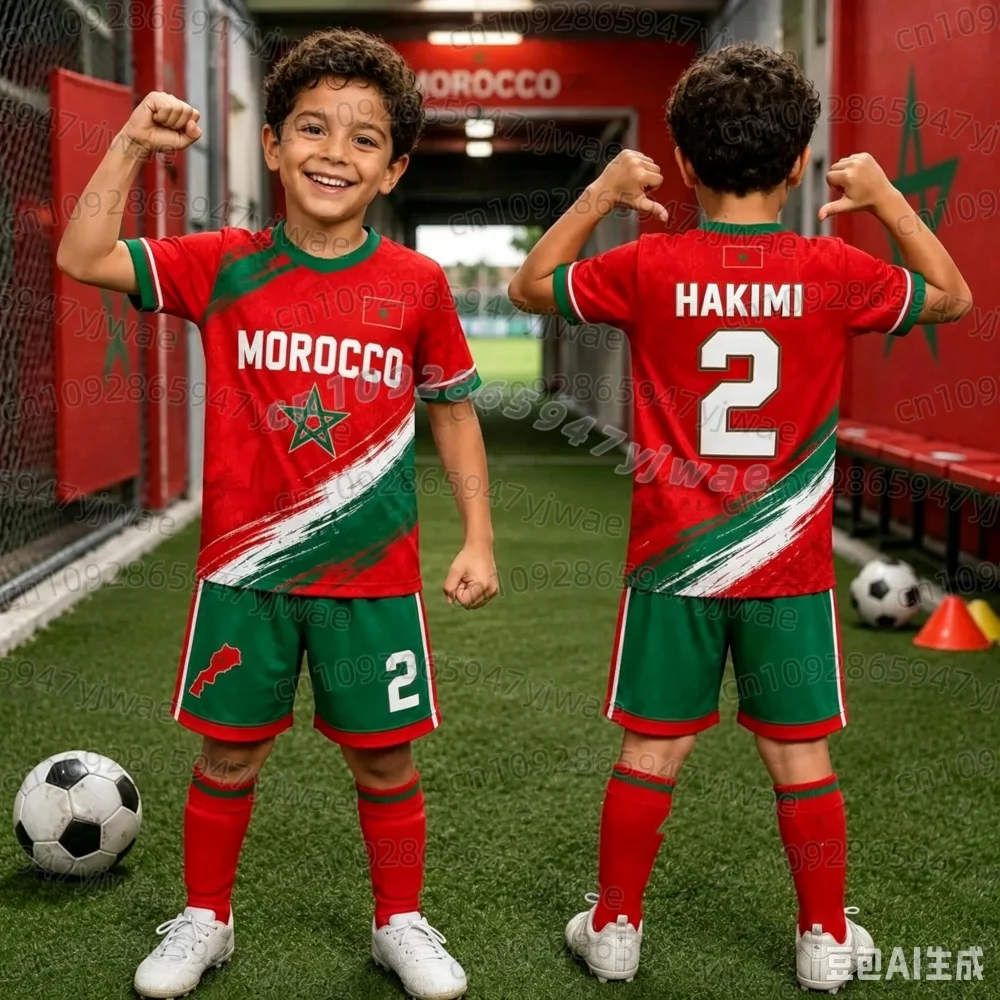 Inazuma Eleven Fußball-Trikot-Set, 3D-Axel-Blaze-Druck, Cosplay, Kinder-T-Shirt, Shorts-Set, Trainingsanzug, 2-teiliges Set, Kind-Eltern-Set – Detail 9