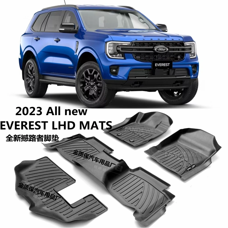 

Use for 2023+ new FORD EVEREST car floor mats EVEREST custom car carpet Fit for Everest custom 7seats waterproof car floor mats