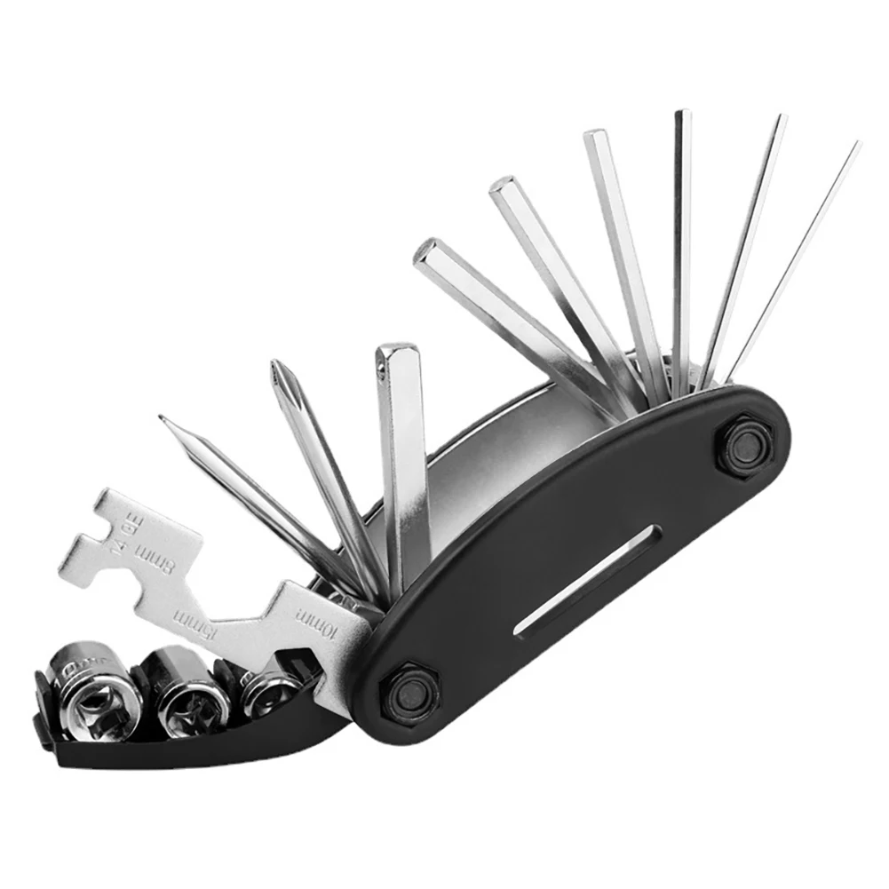 

Профессиональный велосипедный многофункциональный набор инструментов, насос, заплатка для шин, многофункциональный гаечный ключ, портативный набор для обслуживания шоссейного велосипеда MTB с сумкой для хранения