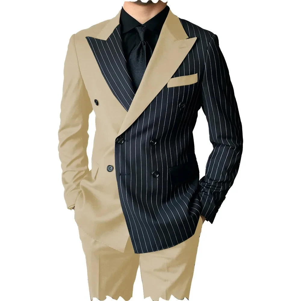SY11 Suit Men\'s Three-piece Korean Version of Fashion Professional Suit Wedding Work Business Dress Two-button Suit