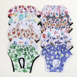 Cartoon Pattern Diapers For Dogs Pet Menstrual Underwear Anti Harassment Pet Diaper Physiological Pants Absorbent Dog Diapers