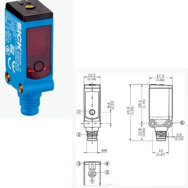 SICK Multi-task photoelectric sensor 1097190 WTT4SLC-3B2262A00