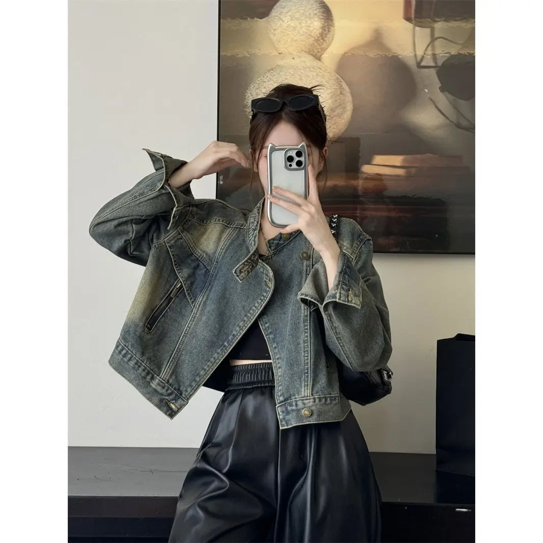 

Woman'S Quilted Jackets Women'S Clothing Trend 2025 Autumn French European Style High-End Button Front Pocket Ladies Pure Simple