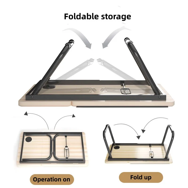 Outdoor folding table camping picnic table aluminum alloy laptop table durable ultra-light portable fishing table