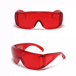 1/3 PCS Dental Protective Eye Glasses UV Curing Light Goggles Red Glasses Suitable For Dental Clinic Eye Protection Equipment