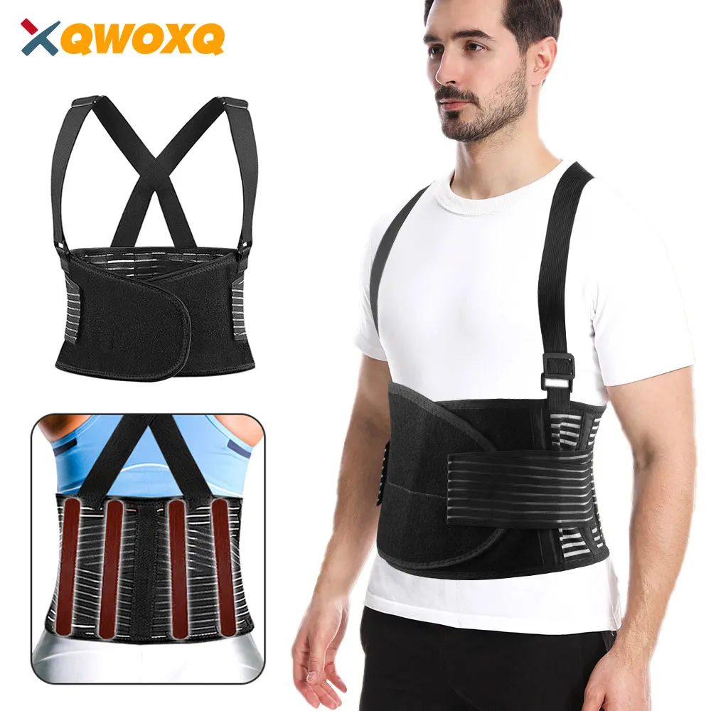 Work Back Brace Adjustable Lower Back Support Belt for Back Pain, Moving Construction Warehouse Heavy Lifting Safety &Protection