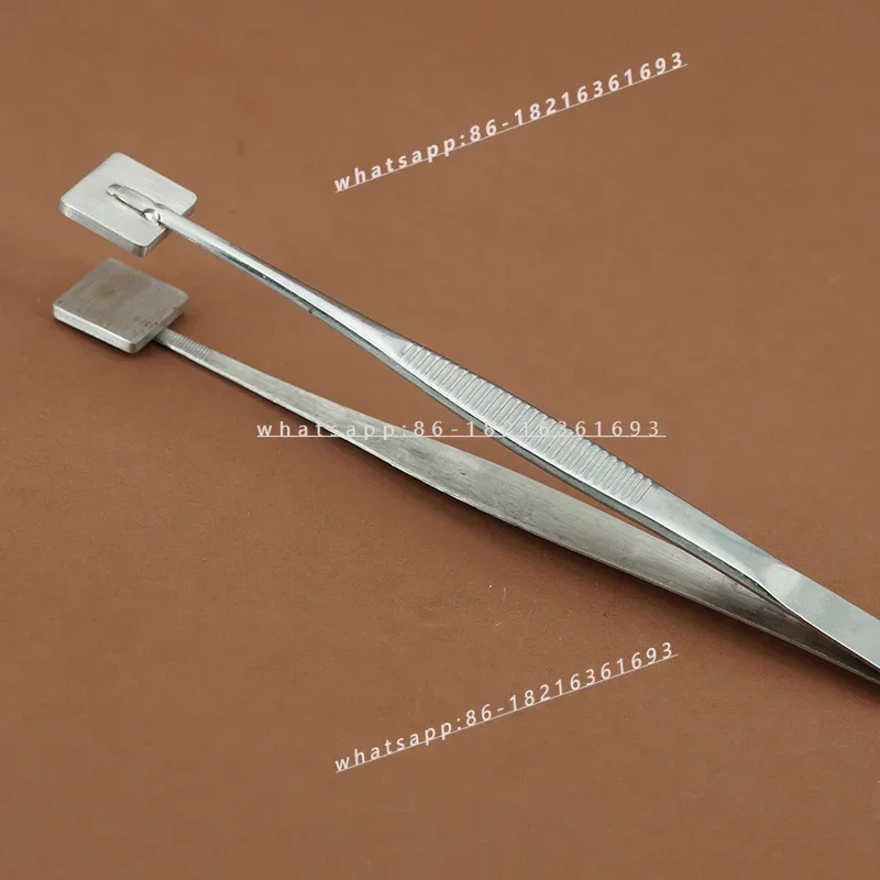 2006GOOD 5122new Lamplighter Glass Tool Flat Press Pliers Flat Stainless Steel Clamp Flat Press Pliers Glass Burning DIY