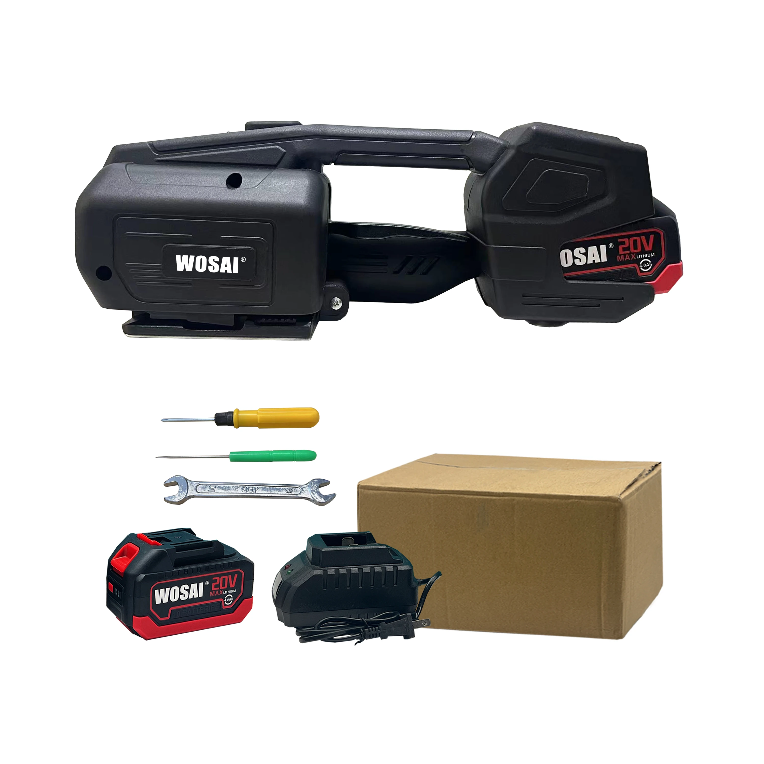 

WOSAI Strapping Machine PP PET Strap Rechargeable Packaging Tool Automatic Portable Handheld Wrapping Machine