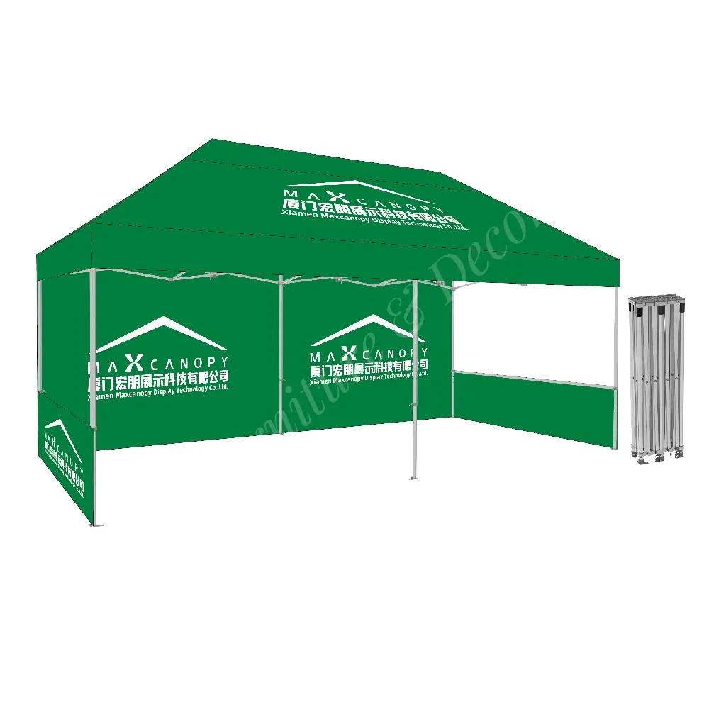 4x8M  Hexagonal 50mm Aluminum Frame Folding Pop up Custom Printed Advertising Gazebo Tent Canopy Cheap Tents for Sale Online