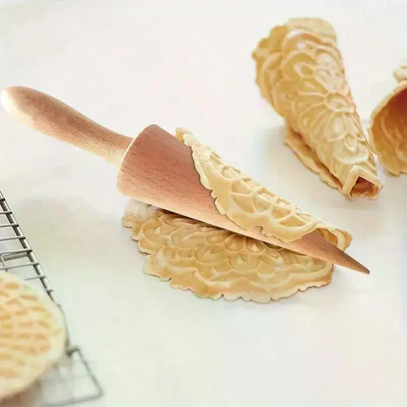 1pc, Wooden Ice Cream Cone Mol - огляд і ціна Waffle Cone Maker