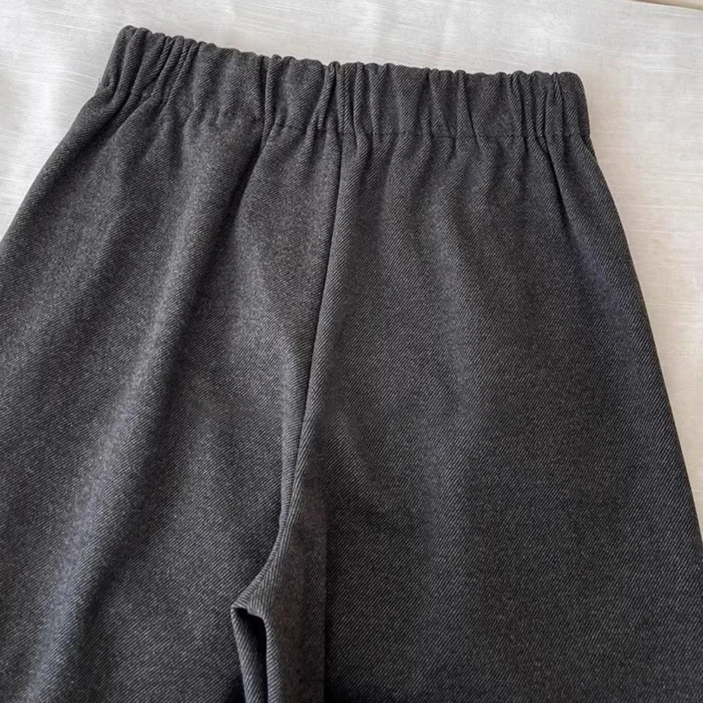 Commuting Daily Use High Waist Pants Elastic Waist Pants Long Pants For Spring And Autumn Autumn Outfit L M Suitable For Autumn