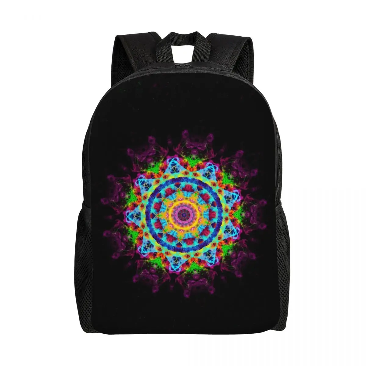 Custom Mandala Backpacks for Men Women School College Student Bookbag Fits 15 Inch Laptop Buddhism Aum Yoga Meditation Bags