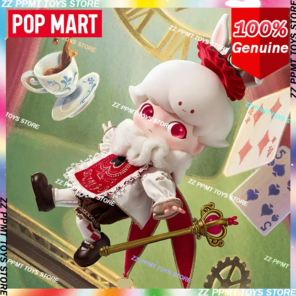 

Коллекционная фигурка POPMART DIMOO из серии «Сказочная страна чудес», оригинальная слепая коробка, 1/8, подвижная кукла, аниме-фигурка, украшение