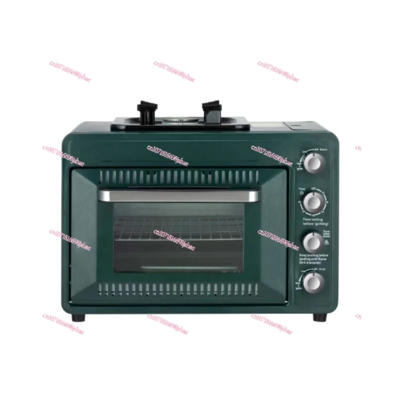 Outdoor Portable Gas Oven Portable 25-30L Oven Outdoor Camping Multifunctional, Integrated Cassette Oven