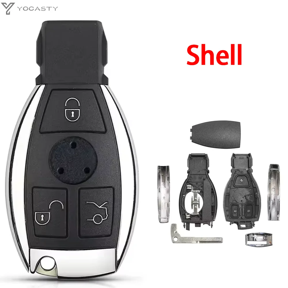 YOCASTY Remote Car Key Shell For Mercedes Benz A C E S Class Sprinter Viano Vito 2000 - 2010 2000+ Benz Replacement Case