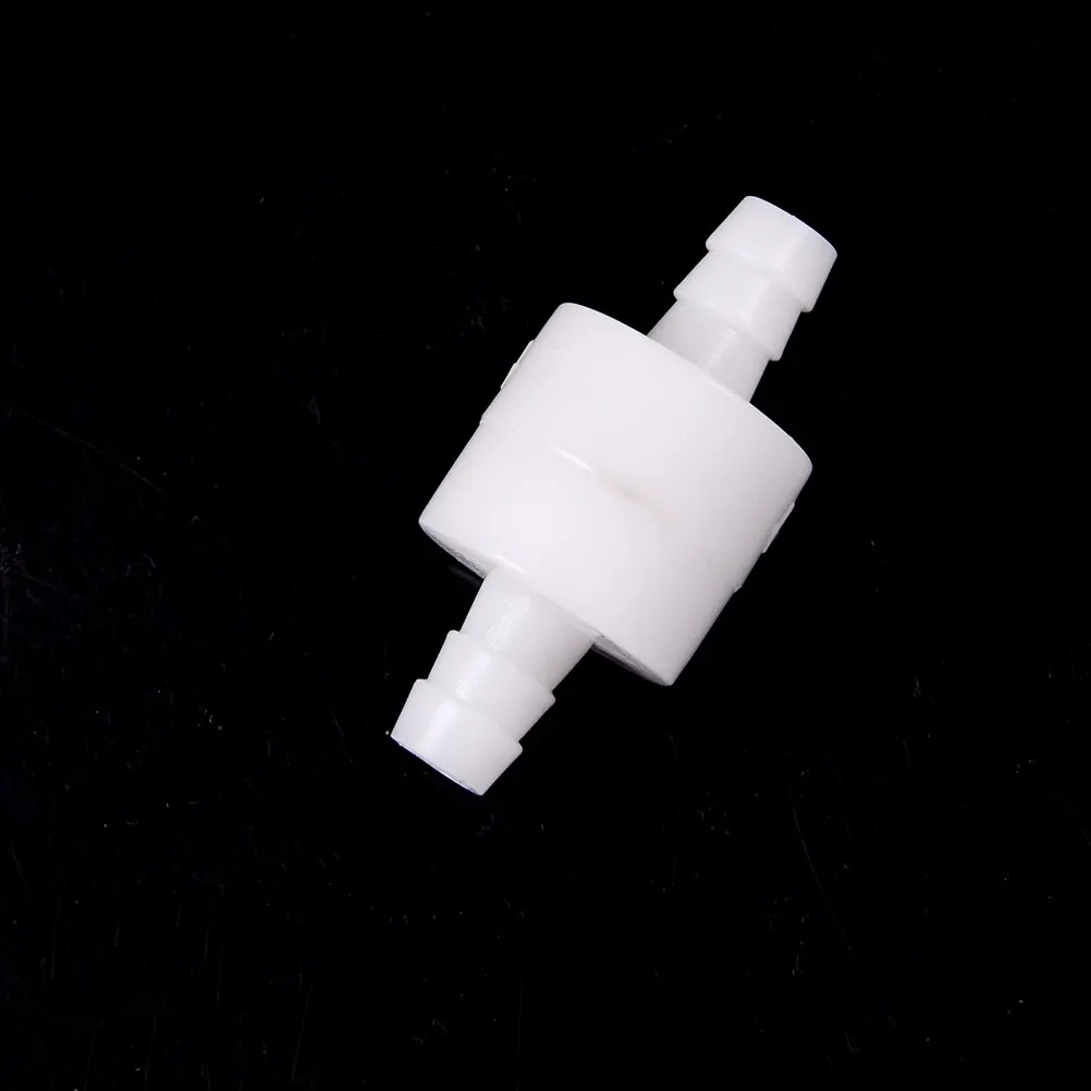1 pz colore bianco plastica 8mm unidirezionale valvola di ritegno in linea Gas combustibile acqua liquida