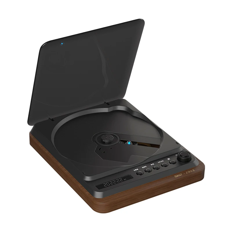 Nuovo lettore CD retrò febbre in legno ad alta definizione Lossless portatile CD Walkman Wireless Bluetooth ricaricabile lettore musicale HIFI