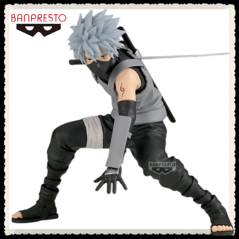 En stock, figura coleccionable original al 100% de Banpresto Grandista NARUTO Shippuden Hatake Kakashi II, modelo de juguete de personaje de anime.