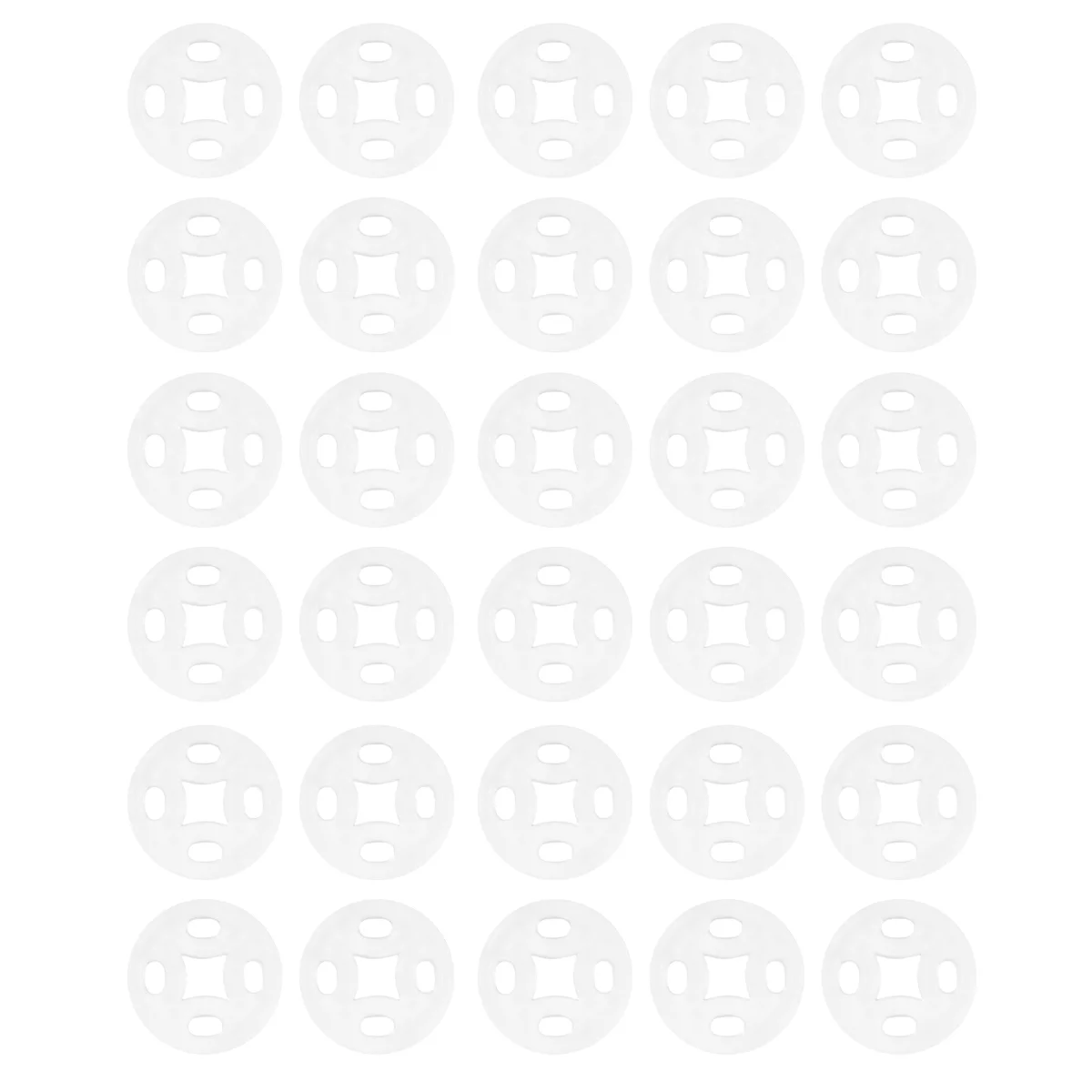 100 Pcs 블라우스 여성용 의류 단추 보이지 않는 스냅 코트 금속 봉제 여성용 셔츠 클리어