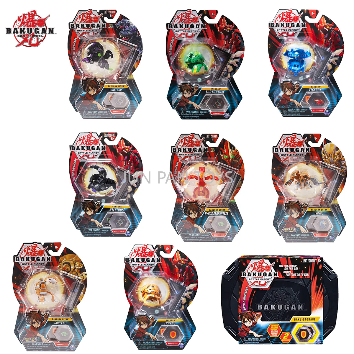Original spin master bakugan ultra batalha planeta transformando criatura colecionável figura de ação cartões menino presentes de natal brinquedos