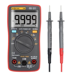 RM109 Digital Multimeter 9999 Counts Square Wave AC DC Voltage  Ammeter Current Ohm True-RMS  Multimetro  Electrical Tester