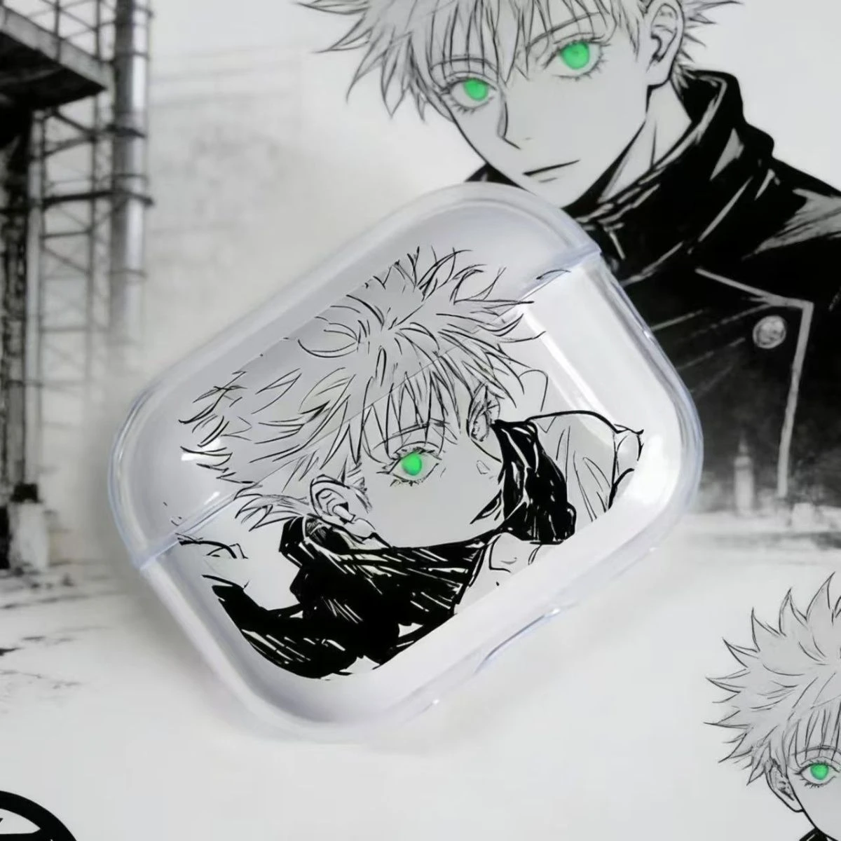 Korean Anime Handsome Boy Cool Clear TPU Case For Apple AirPods 4 Airpods Pro 3 2 1 Wireless Earphone Protective Silicone Cover view 3