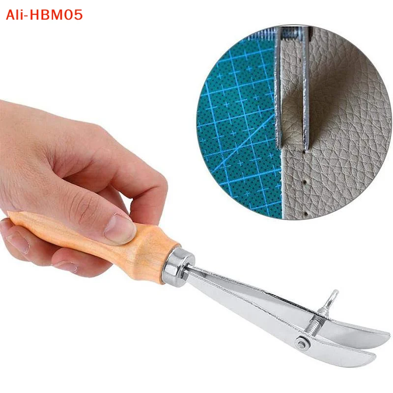 (HB05)Adjustable Leather Edge  - đánh giá và giá Groover Stitching Tool