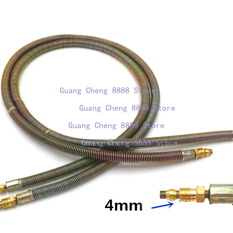 آلة طحن مضخة يدوية أنبوب زيت OST سلك المنسوجة أنبوب الربيع غمد خرطوم 600*4 مللي متر ماكينة طحن باستخدام الحاسب الآلي مخرطة آلة 1 قطعة #4