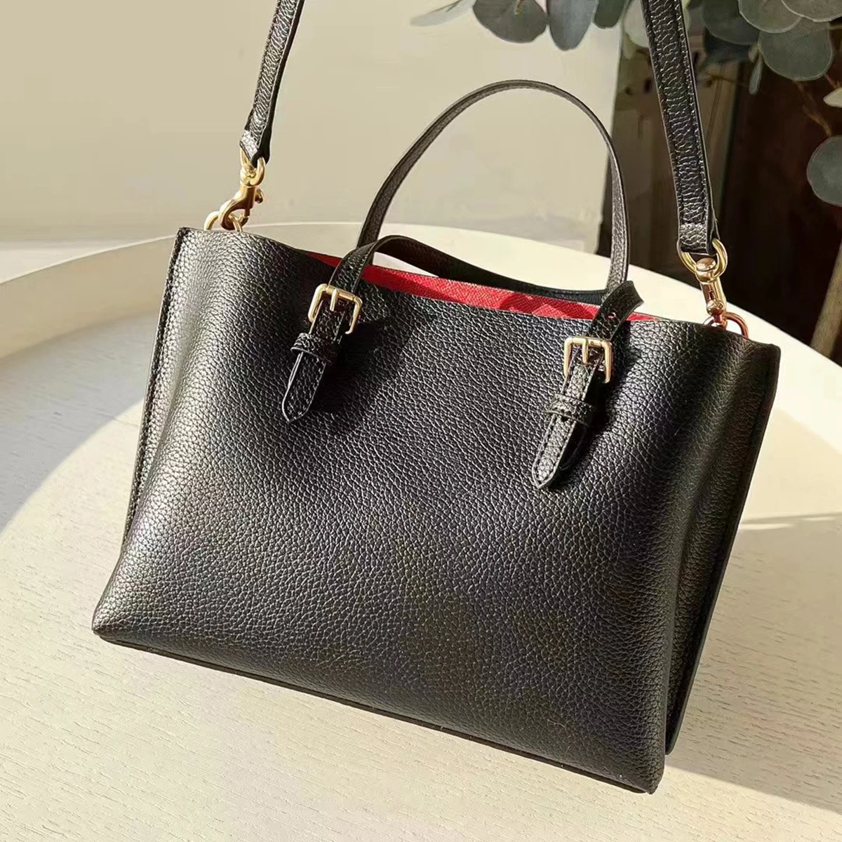 High quality Real leather women shoulder bag