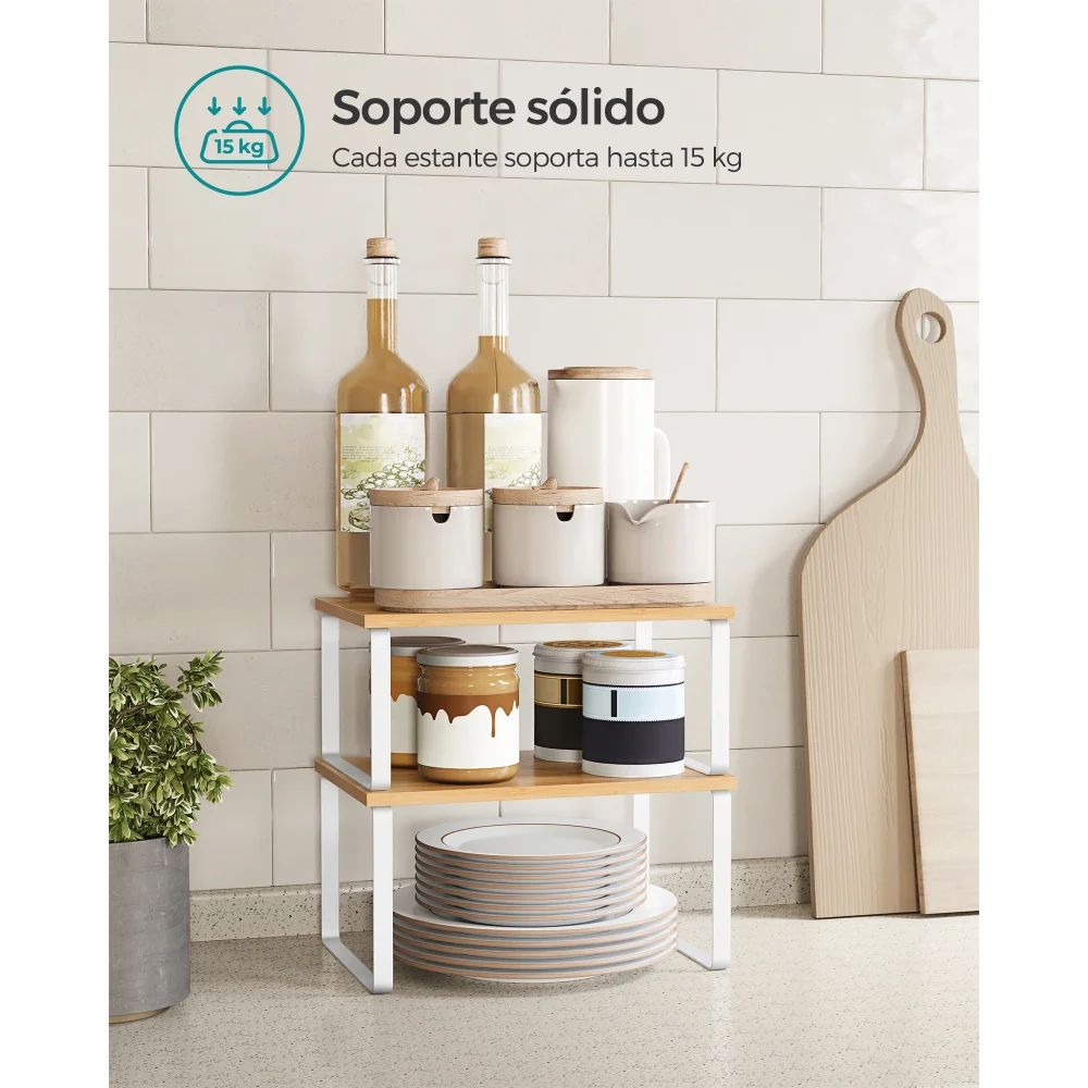 Juego de 2 estantes para espec - Home Bar Shelf reseña y precio