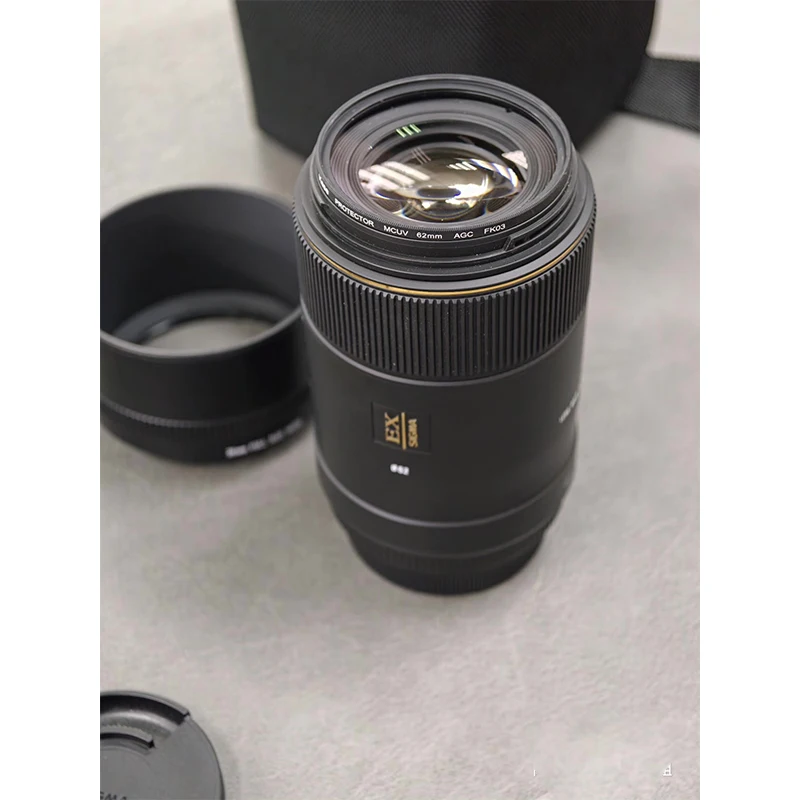 98% New For Sigma 105mm F2.8 EX DG OS HSM Macro Lens for Canon SLR Camera for Nikon SLR Camera