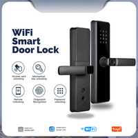 LXB2 WiFi Digital Smart Home Door Lock - Biometric Fingerprint & Smart Card Password Key Tuya App Control