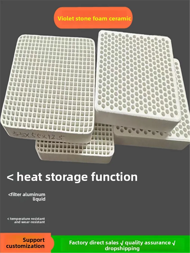 

Honeycomb Ceramic Straight Hole Filter Mullite Cordierite Metallurgy Fireproof Alumina Mesh