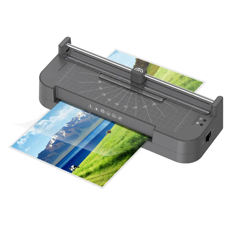 

A4 Size Paper Cutter Pouch Film Hot Cold 110V/220V Electric Laminating Machine Photo Laminating Machine